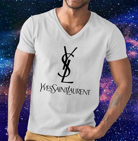 yves saint laurent t shirt grey vintage|ysl t shirt vintage.